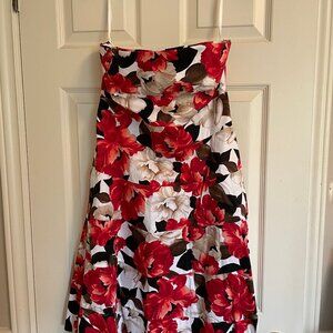 New White House Black Market Strapless Dress Size 14